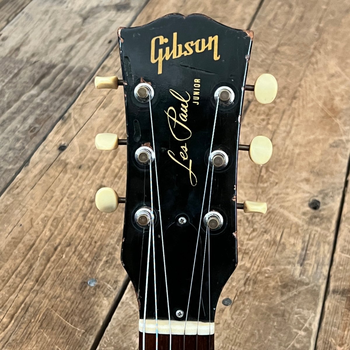 SOLD - Gibson Les Paul Jr. Double Cut 1961 Cherry - Mahar's Vintage Guitars