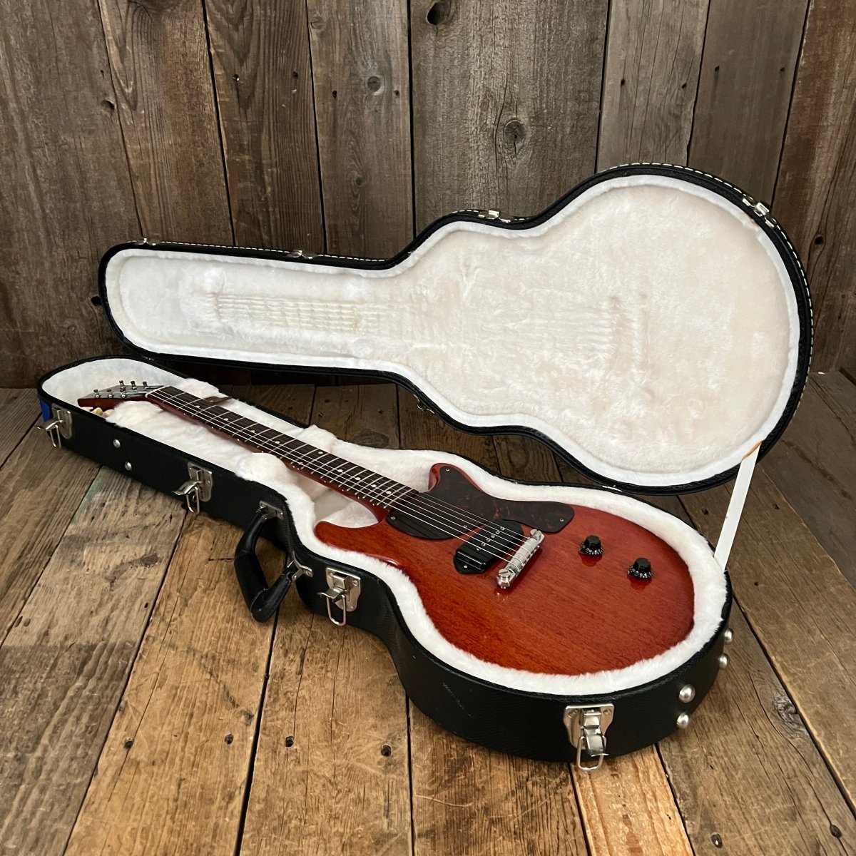 SOLD - Gibson Les Paul Jr. Double Cut 1961 Cherry - Mahar's Vintage Guitars