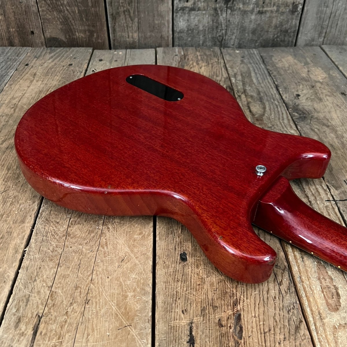 SOLD - Gibson Les Paul Jr. Double Cut 1961 Cherry - Mahar's Vintage Guitars