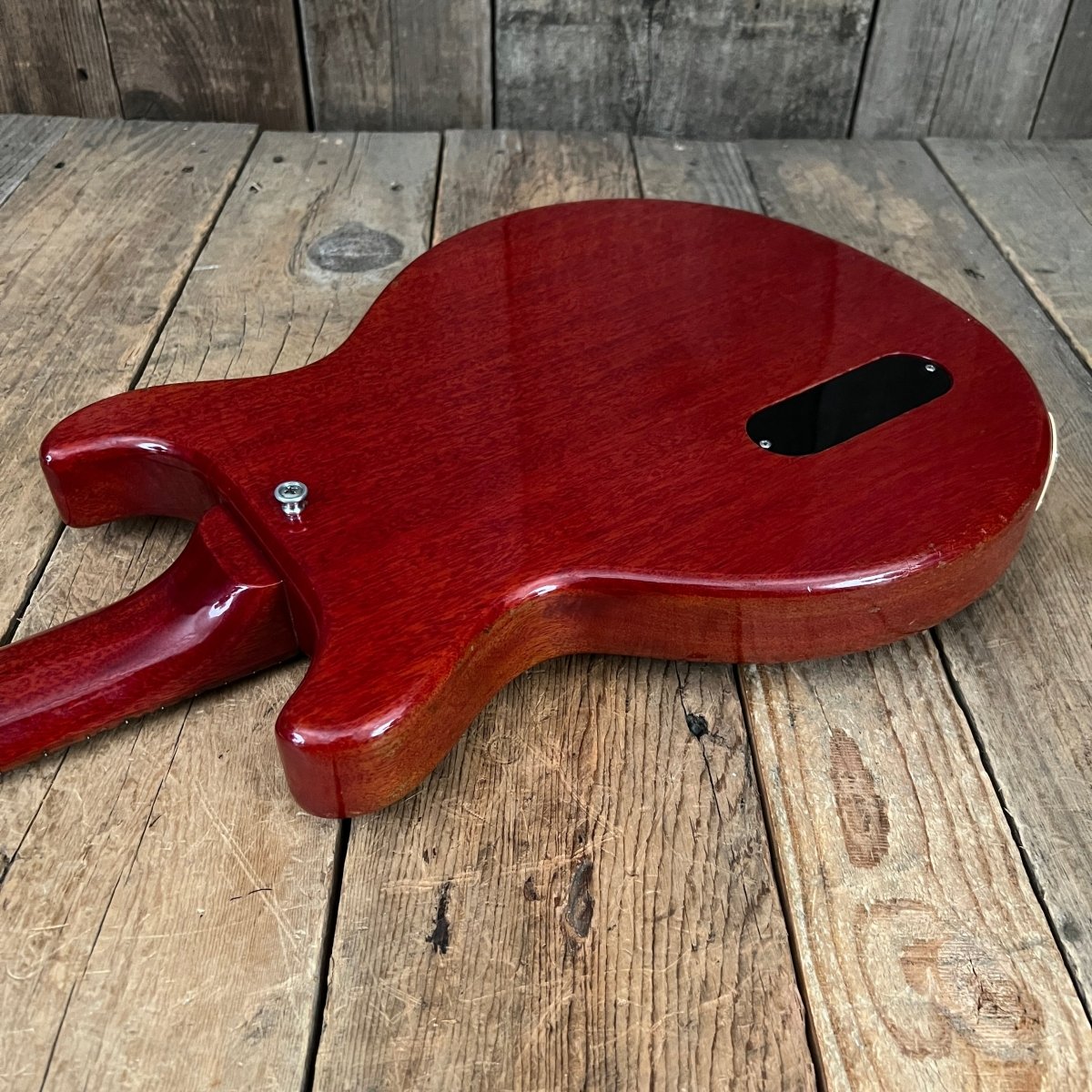 SOLD - Gibson Les Paul Jr. Double Cut 1961 Cherry - Mahar's Vintage Guitars