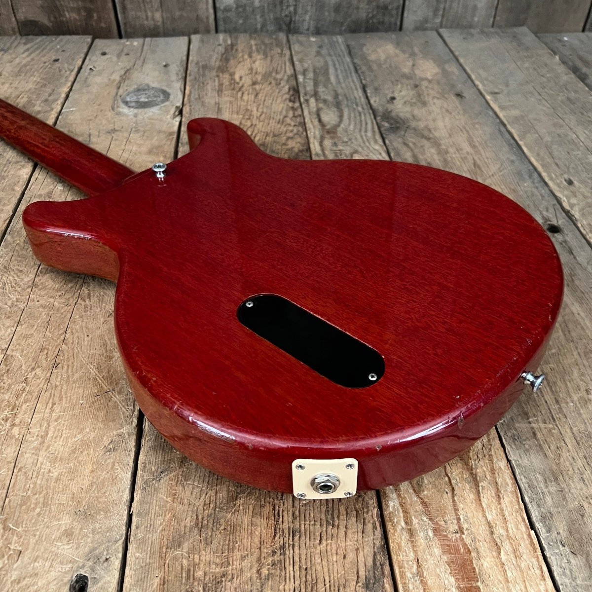 SOLD - Gibson Les Paul Jr. Double Cut 1961 Cherry - Mahar's Vintage Guitars