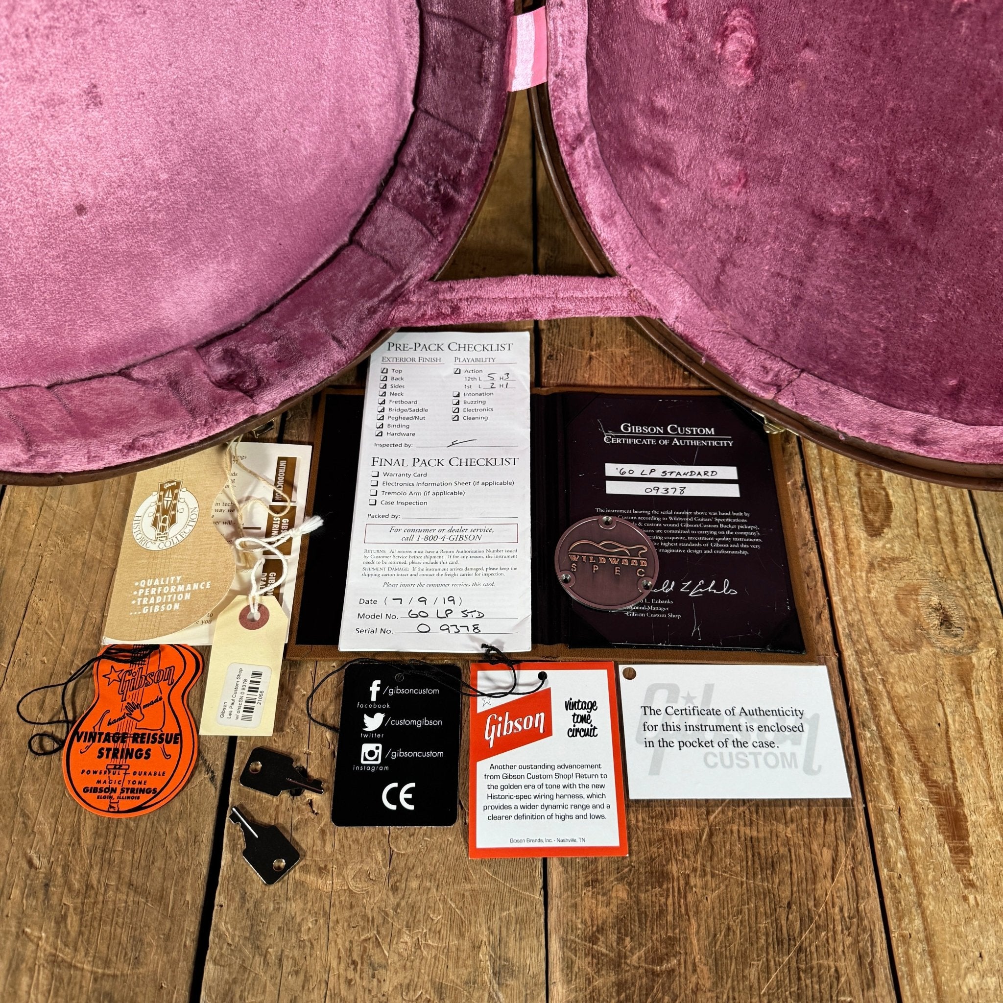 SOLD - Gibson Les Paul Standard '60 Wildwood 2019 Iced Tea Burst R0 1960 Reissue - Mahar's Vintage Guitars