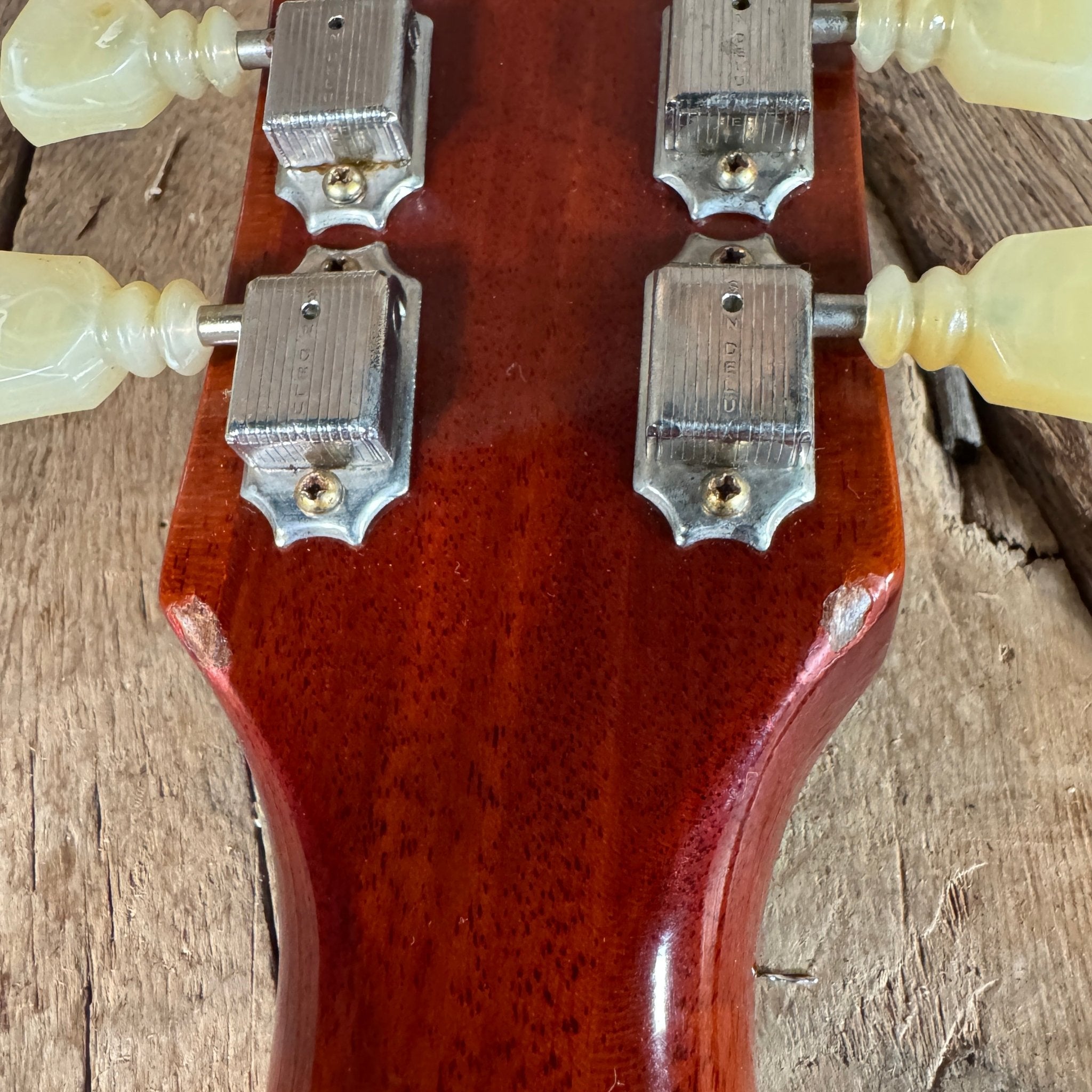 SOLD - Gibson Les Paul Standard '60 Wildwood 2019 Iced Tea Burst R0 1960 Reissue - Mahar's Vintage Guitars