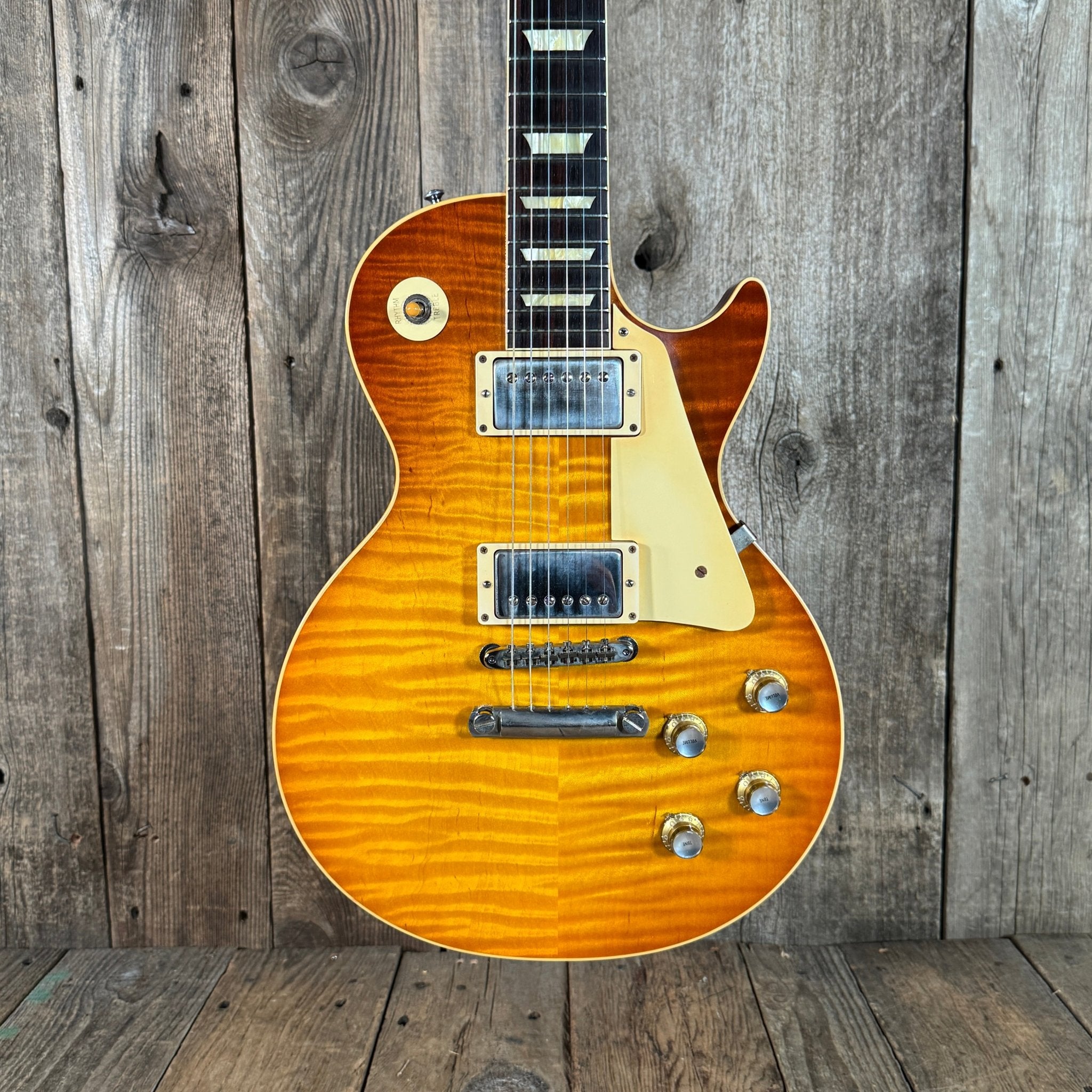 SOLD - Gibson Les Paul Standard '60 Wildwood 2019 Iced Tea Burst R0 1960 Reissue - Mahar's Vintage Guitars