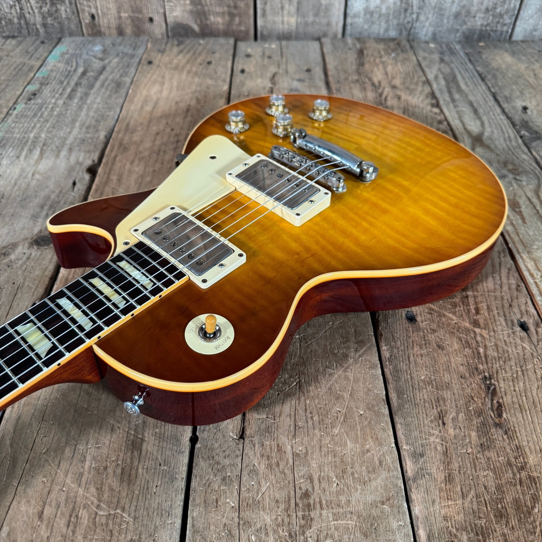 SOLD - Gibson Les Paul Standard '60 Wildwood 2019 Iced Tea Burst R0 1960 Reissue - Mahar's Vintage Guitars