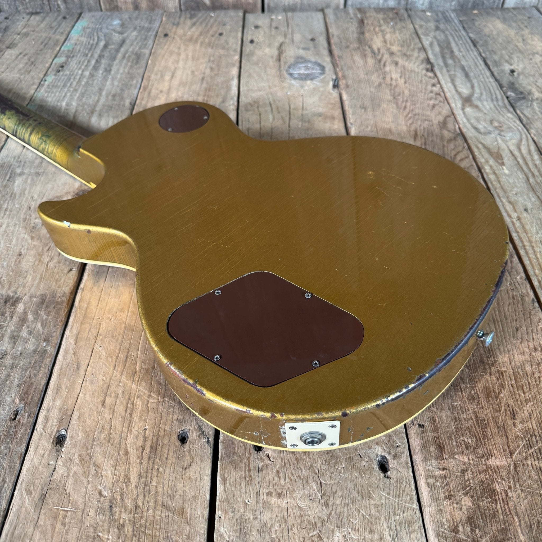 SOLD - Gibson Les Paul Standard Goldtop All Gold 1954 - Mahar's Vintage Guitars