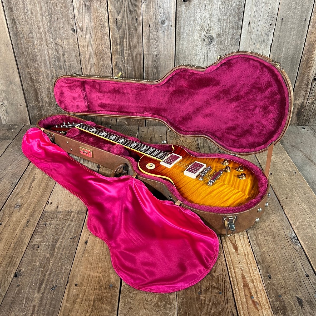 SOLD - Gibson Les Paul Standard R9 Historic 2000 1959 Reissue Murphy era Faded Cherry Burst - Mahar's Vintage Guitars