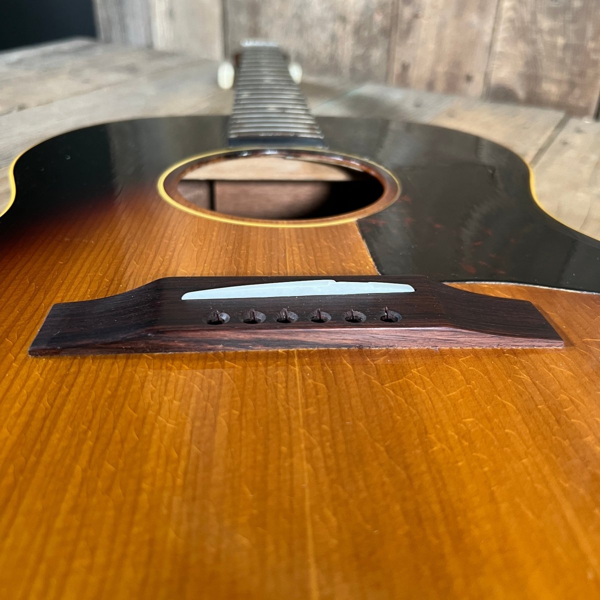 SOLD - Gibson LG - 1 1963 Sunburst - Mahar's Vintage Guitars