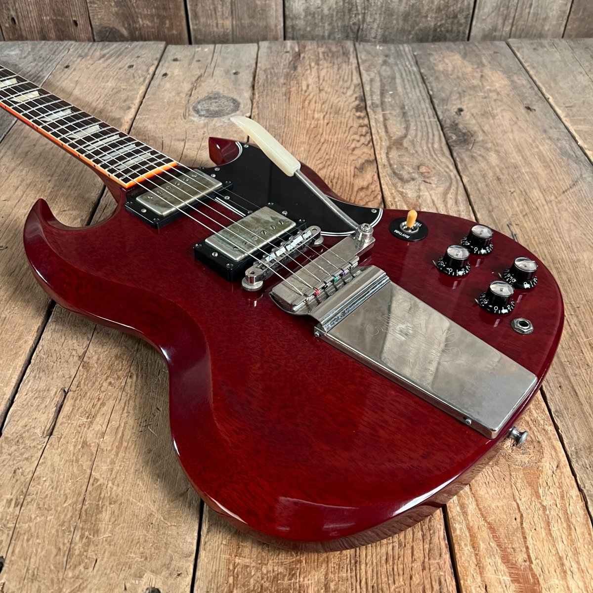 SOLD - Gibson LP SG Standard Authentic Custom Art & Historic '62 2005 Cherry - Mahar's Vintage Guitars
