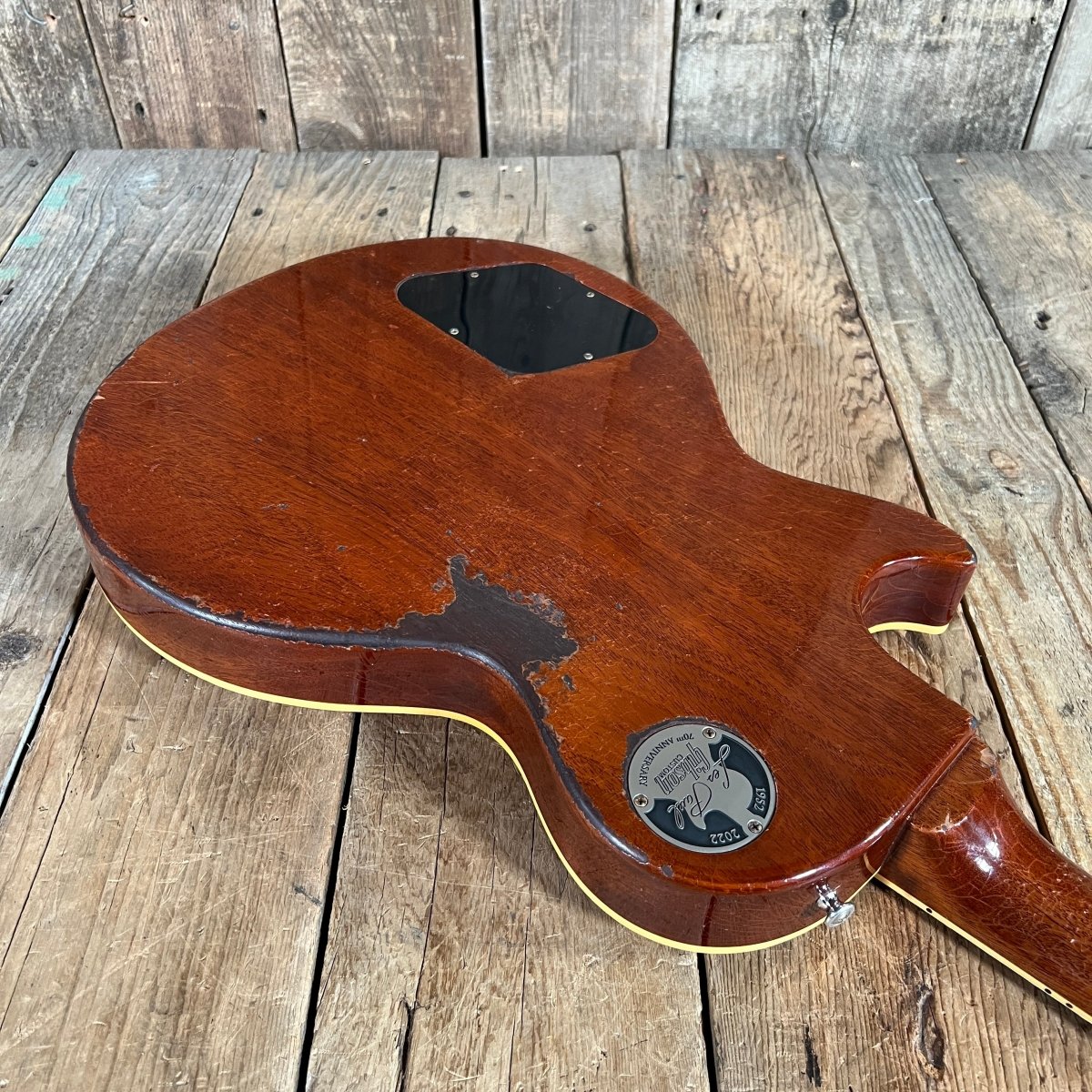 SOLD - Gibson Murphy Lab Les Paul Standard R9 Custom Shop Heavy Aged 2022 Sunburst - Mahar's Vintage Guitars