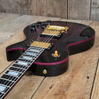 SOLD - Gibson Purple Widow Les Paul Prototype Pre Production 68 Custom Q Quilt Top 2010 - Mahar's Vintage Guitars
