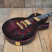 SOLD - Gibson Purple Widow Les Paul Prototype Pre Production 68 Custom Q Quilt Top 2010 - Mahar's Vintage Guitars