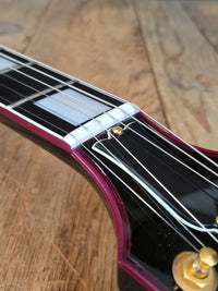 SOLD - Gibson Purple Widow Les Paul Prototype Pre Production 68 Custom Q Quilt Top 2010 - Mahar's Vintage Guitars