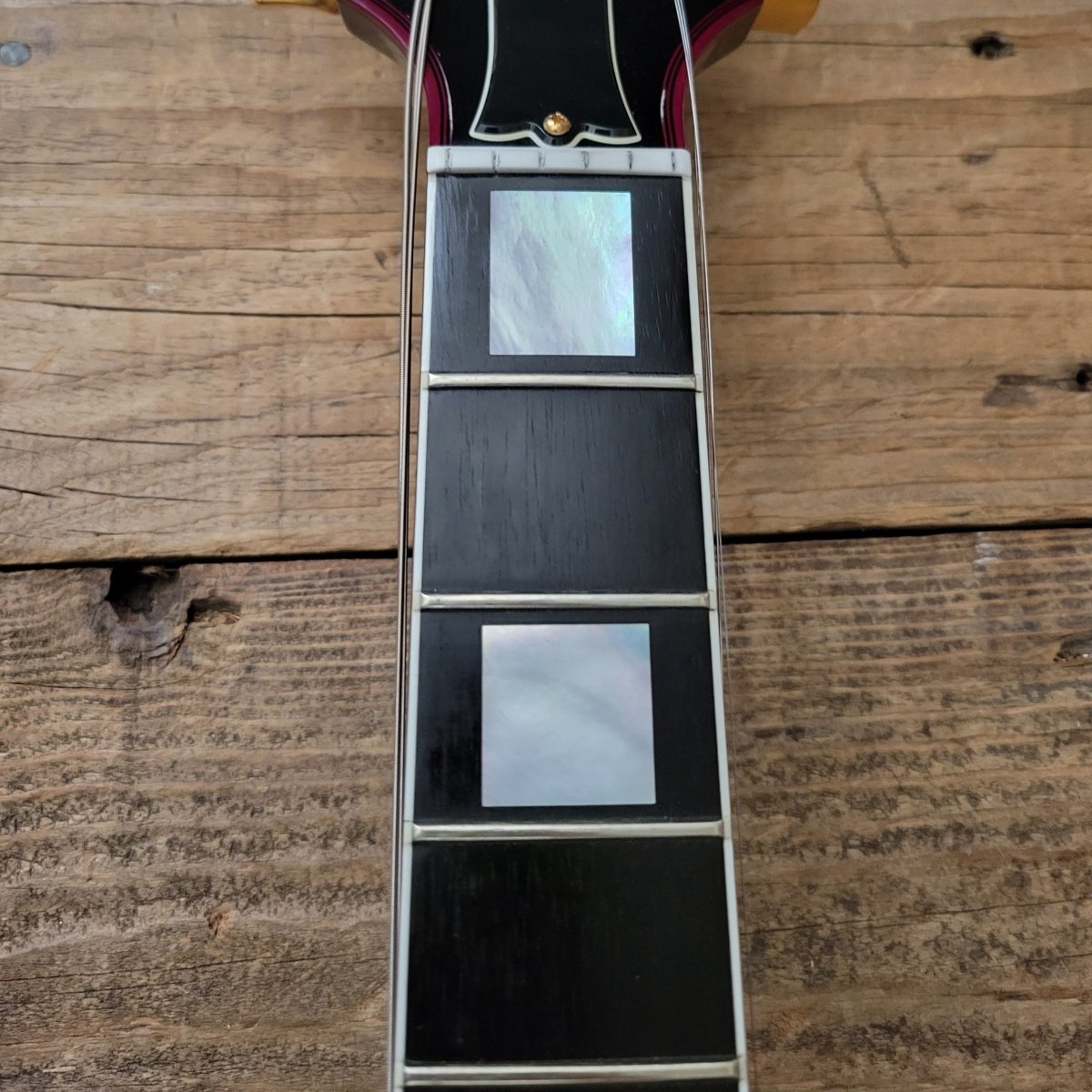 SOLD - Gibson Purple Widow Les Paul Prototype Pre Production 68 Custom Q Quilt Top 2010 - Mahar's Vintage Guitars