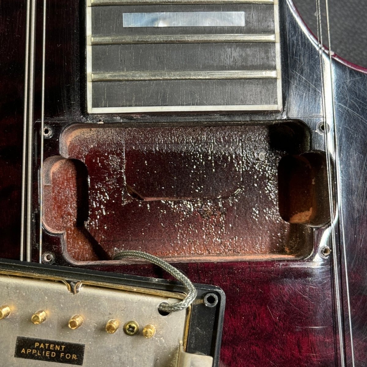 SOLD - Gibson Purple Widow Les Paul Prototype Pre Production 68 Custom Q Quilt Top 2010 - Mahar's Vintage Guitars