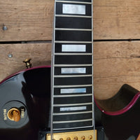SOLD - Gibson Purple Widow Les Paul Prototype Pre Production 68 Custom Q Quilt Top 2010 - Mahar's Vintage Guitars