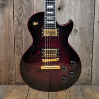 SOLD - Gibson Purple Widow Les Paul Prototype Pre Production 68 Custom Q Quilt Top 2010 - Mahar's Vintage Guitars