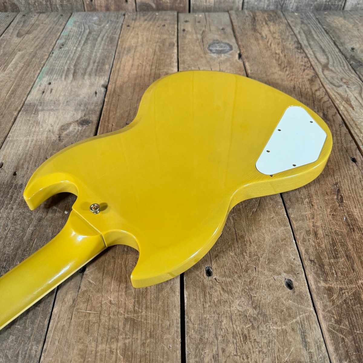 SOLD - Gibson SG Custom 1961 30th Anniversary Limited Edition TV Yellow 1991 - Mahar's Vintage Guitars