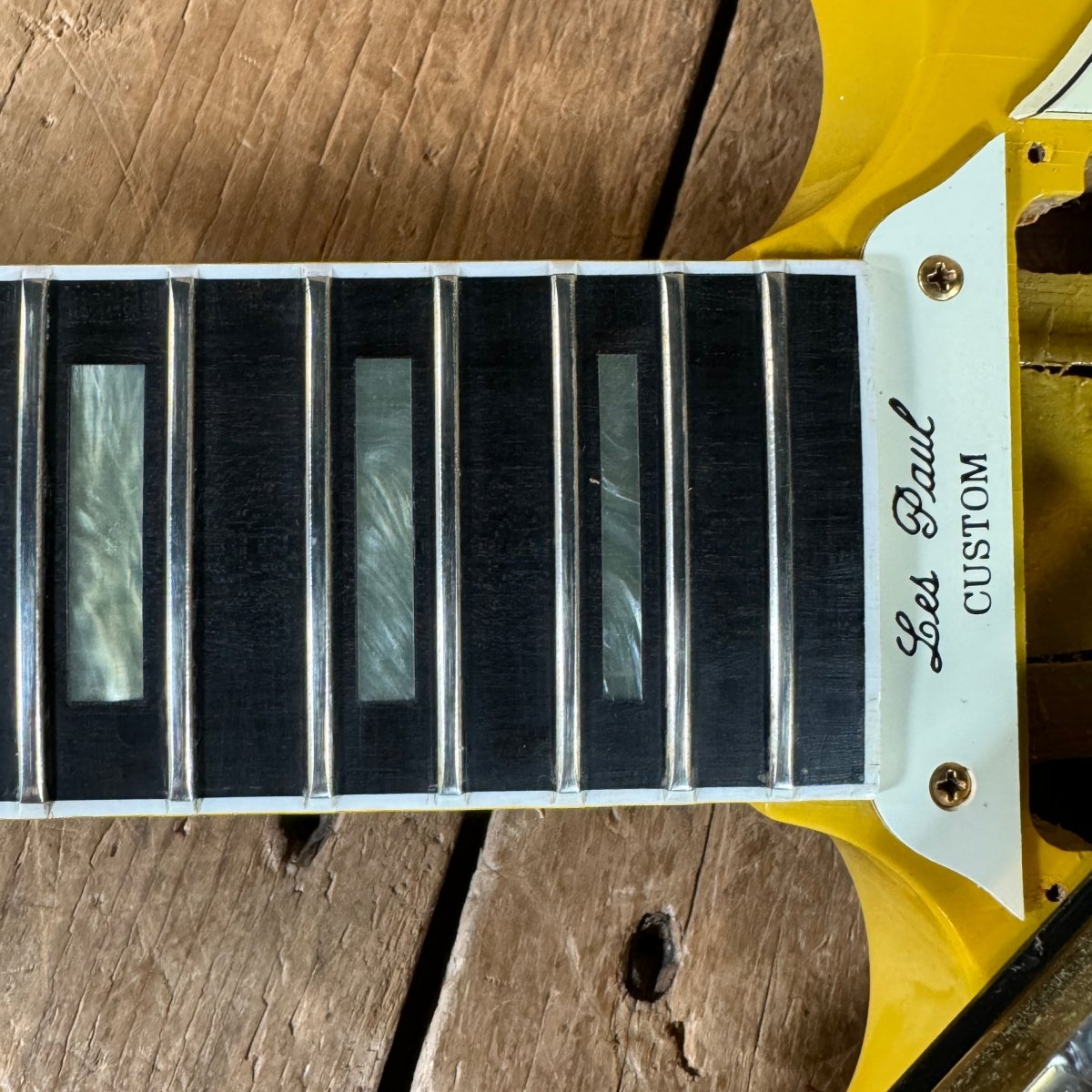 SOLD - Gibson SG Custom 1961 30th Anniversary Limited Edition TV Yellow 1991 - Mahar's Vintage Guitars