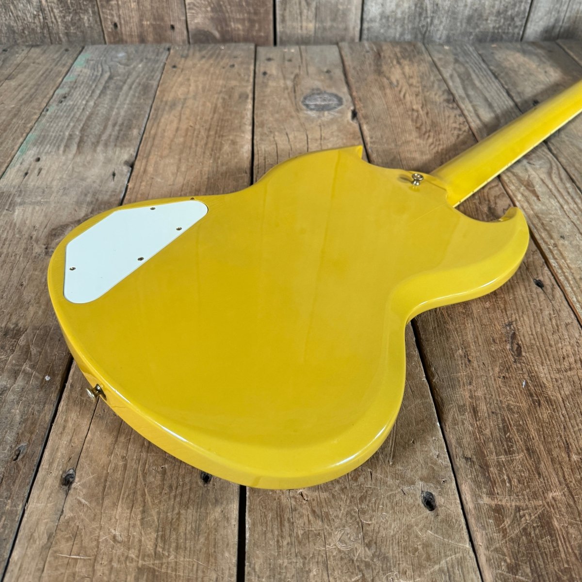 SOLD - Gibson SG Custom 1961 30th Anniversary Limited Edition TV Yellow 1991 - Mahar's Vintage Guitars