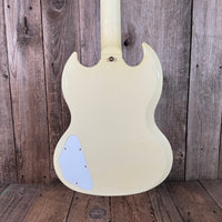 SOLD - Gibson SG Les Paul Custom '63 Custom Art & Historic Alpine White Maestro Vibrola 2003 - Mahar's Vintage Guitars