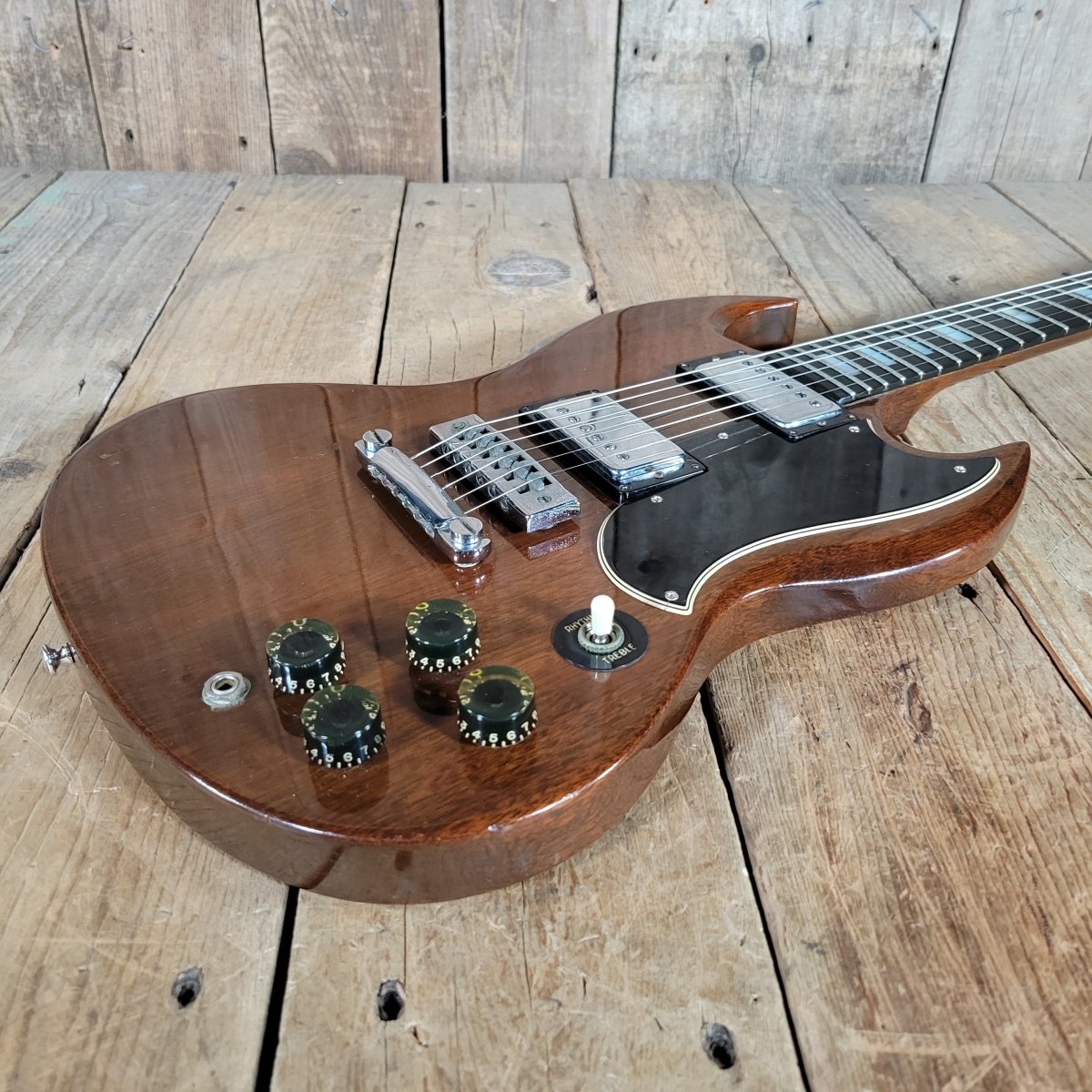 SOLD - Gibson SG Standard with Rare Orig Case 1973 or 1974 - Mahar's Vintage Guitars