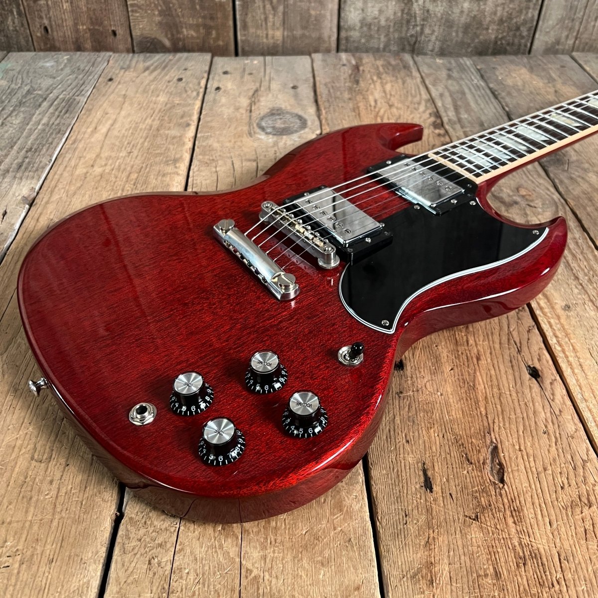 SOLD - Gibson SG Standard with Upgraded hardware, pots and PIO caps 2013 Cherry - Mahar's Vintage Guitars