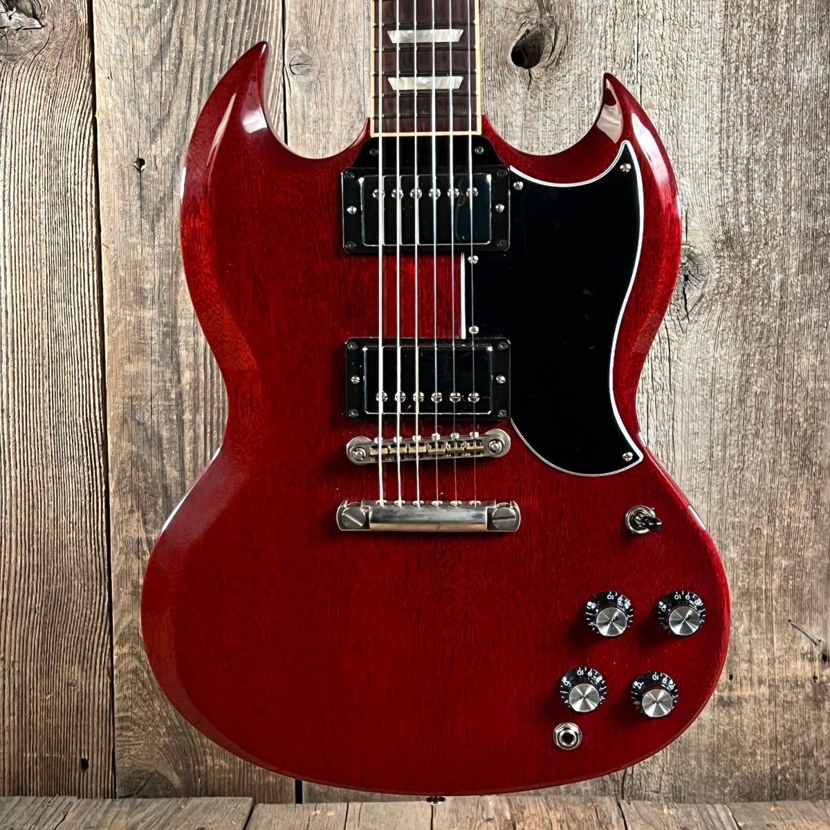 SOLD - Gibson SG Standard with Upgraded hardware, pots and PIO caps 2013 Cherry - Mahar's Vintage Guitars