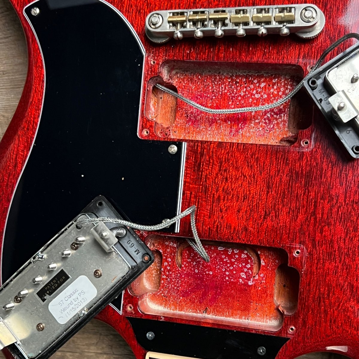 SOLD - Gibson SG Standard with Upgraded hardware, pots and PIO caps 2013 Cherry - Mahar's Vintage Guitars