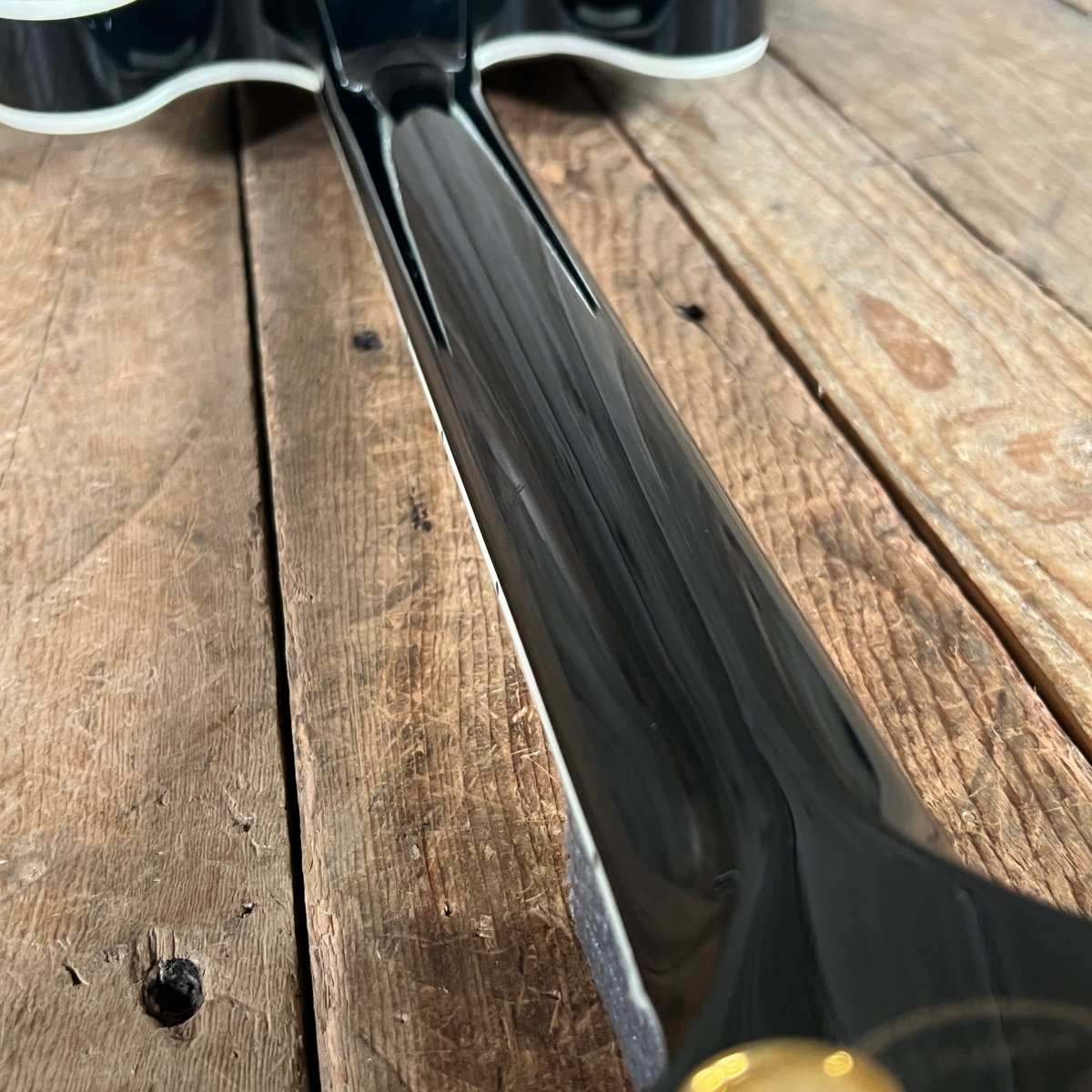 SOLD - Gibson Signed Lucille Signature Rare Edition BB King Signature w/ inlaid signature 2001 Black - Mahar's Vintage Guitars