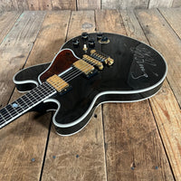 SOLD - Gibson Signed Lucille Signature Rare Edition BB King Signature w/ inlaid signature 2001 Black - Mahar's Vintage Guitars