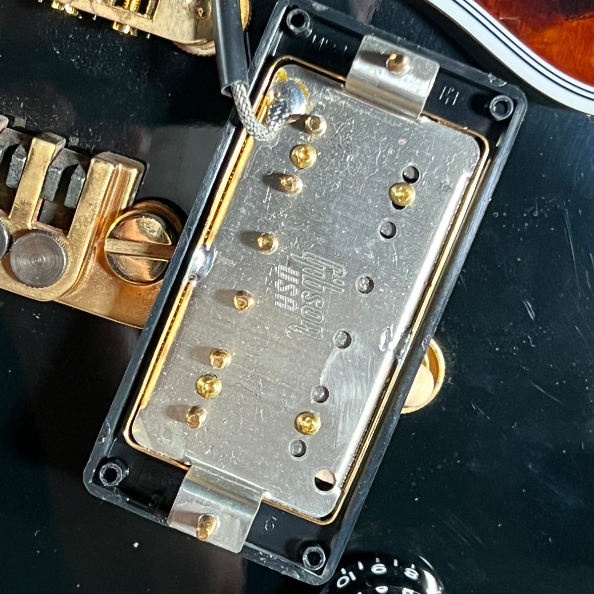 SOLD - Gibson Signed Lucille Signature Rare Edition BB King Signature w/ inlaid signature 2001 Black - Mahar's Vintage Guitars