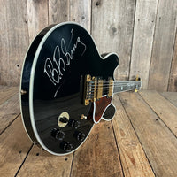 SOLD - Gibson Signed Lucille Signature Rare Edition BB King Signature w/ inlaid signature 2001 Black - Mahar's Vintage Guitars
