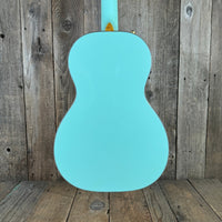 SOLD - Gretsch G5021E Rancher Penguin Parlor 2021 Mint GreenMetallic - Mahar's Vintage Guitars