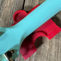 SOLD - Gretsch G5021E Rancher Penguin Parlor 2021 Mint GreenMetallic - Mahar's Vintage Guitars