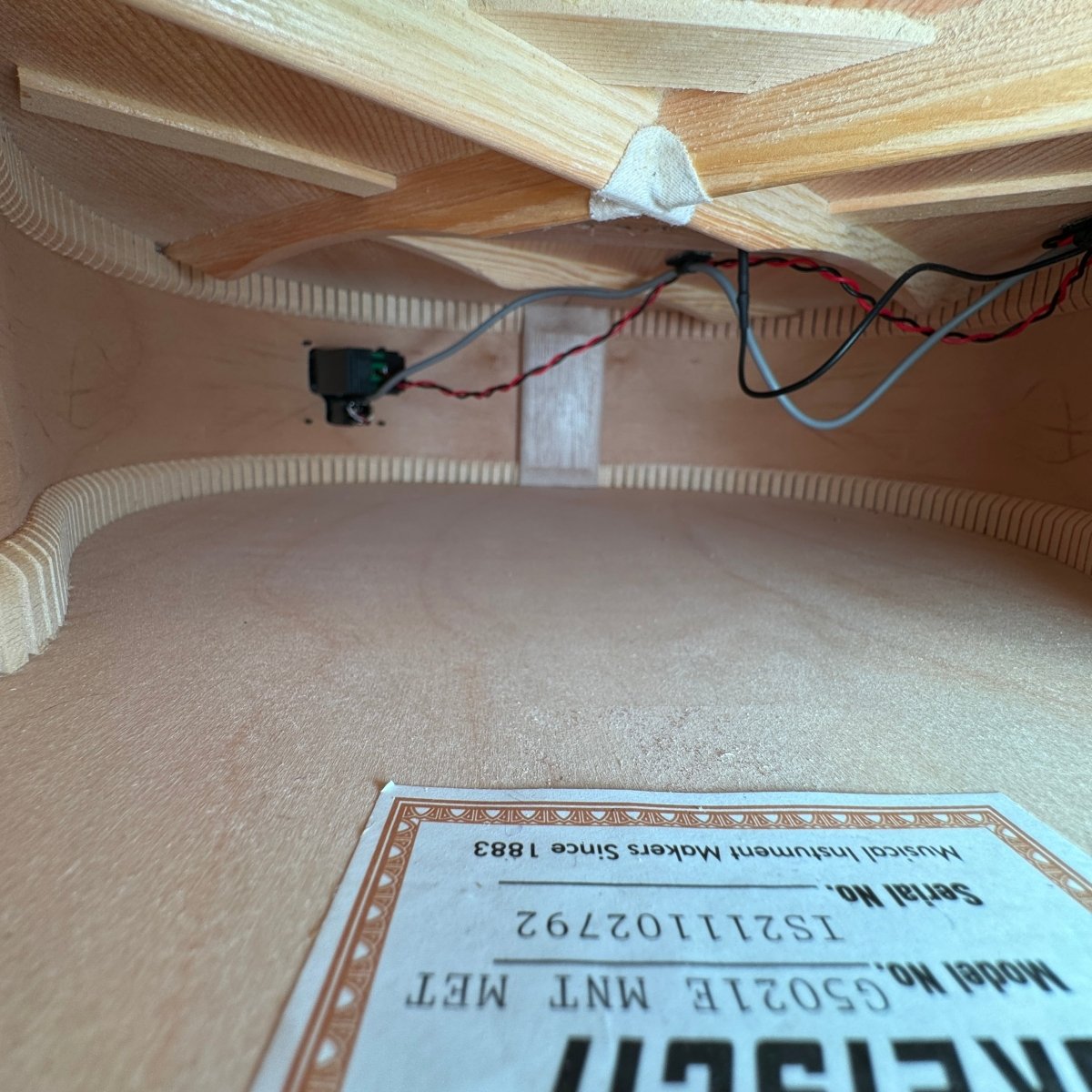 SOLD - Gretsch G5021E Rancher Penguin Parlor 2021 Mint GreenMetallic - Mahar's Vintage Guitars