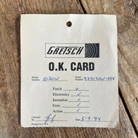 SOLD - Gretsch G6120W Nashville "Western" With Optional Cowboy Case 1994 Orange Stain - Mahar's Vintage Guitars