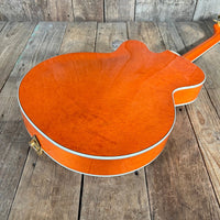 SOLD - Gretsch G6120W Nashville "Western" With Optional Cowboy Case 1994 Orange Stain - Mahar's Vintage Guitars