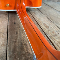 SOLD - Gretsch G6120W Nashville "Western" With Optional Cowboy Case 1994 Orange Stain - Mahar's Vintage Guitars