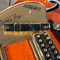 SOLD - Gretsch G6120W Nashville "Western" With Optional Cowboy Case 1994 Orange Stain - Mahar's Vintage Guitars