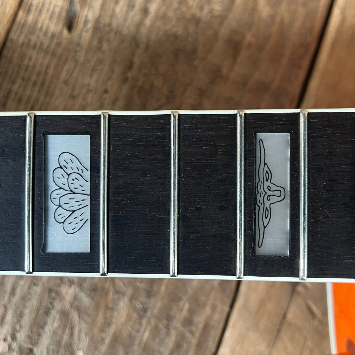 SOLD - Gretsch G6120W Nashville "Western" With Optional Cowboy Case 1994 Orange Stain - Mahar's Vintage Guitars