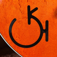 SOLD - Gretsch G6120W Nashville "Western" With Optional Cowboy Case 1994 Orange Stain - Mahar's Vintage Guitars