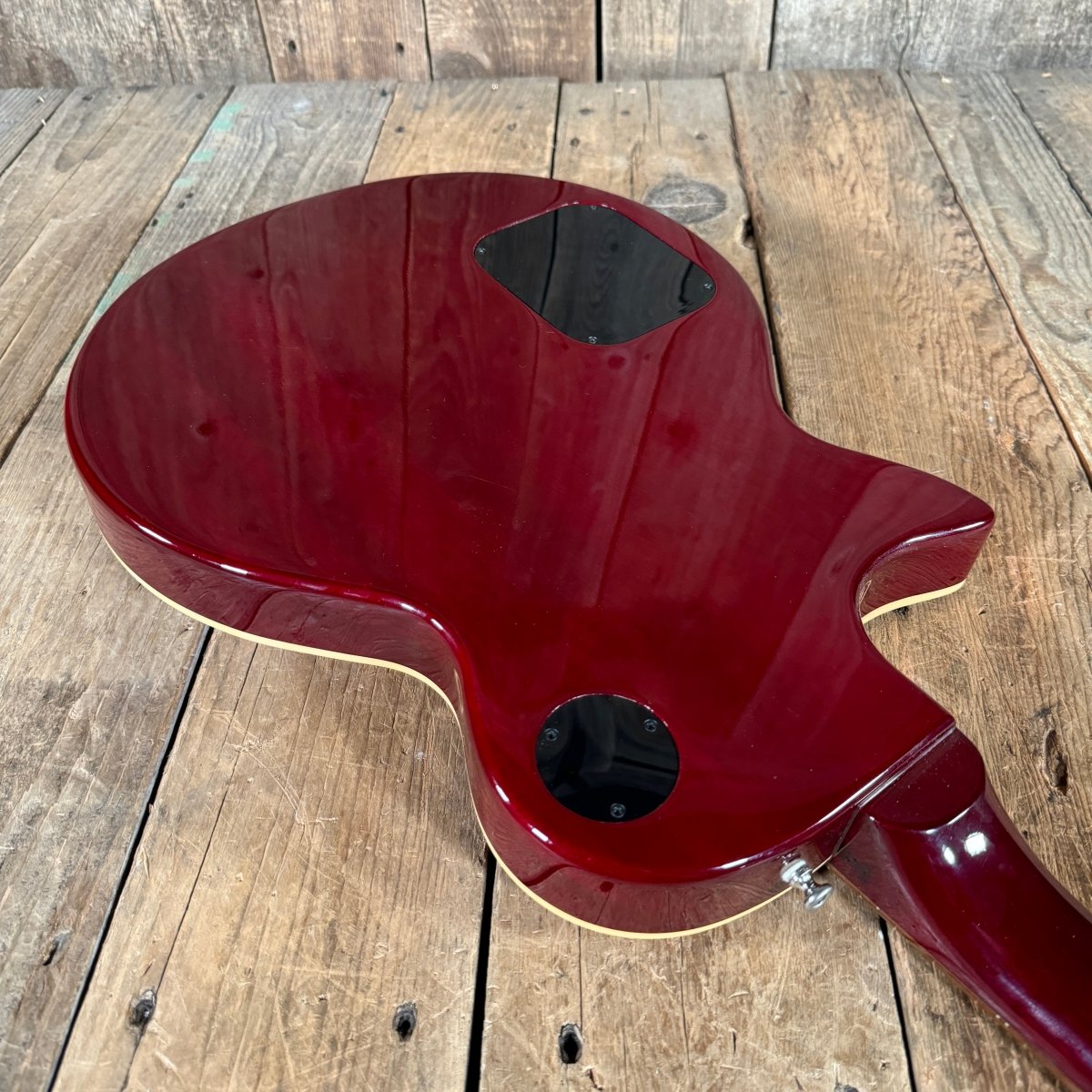 SOLD - Guild Bluesbird P - 90 Blues 90 2000 Cherry - Mahar's Vintage Guitars