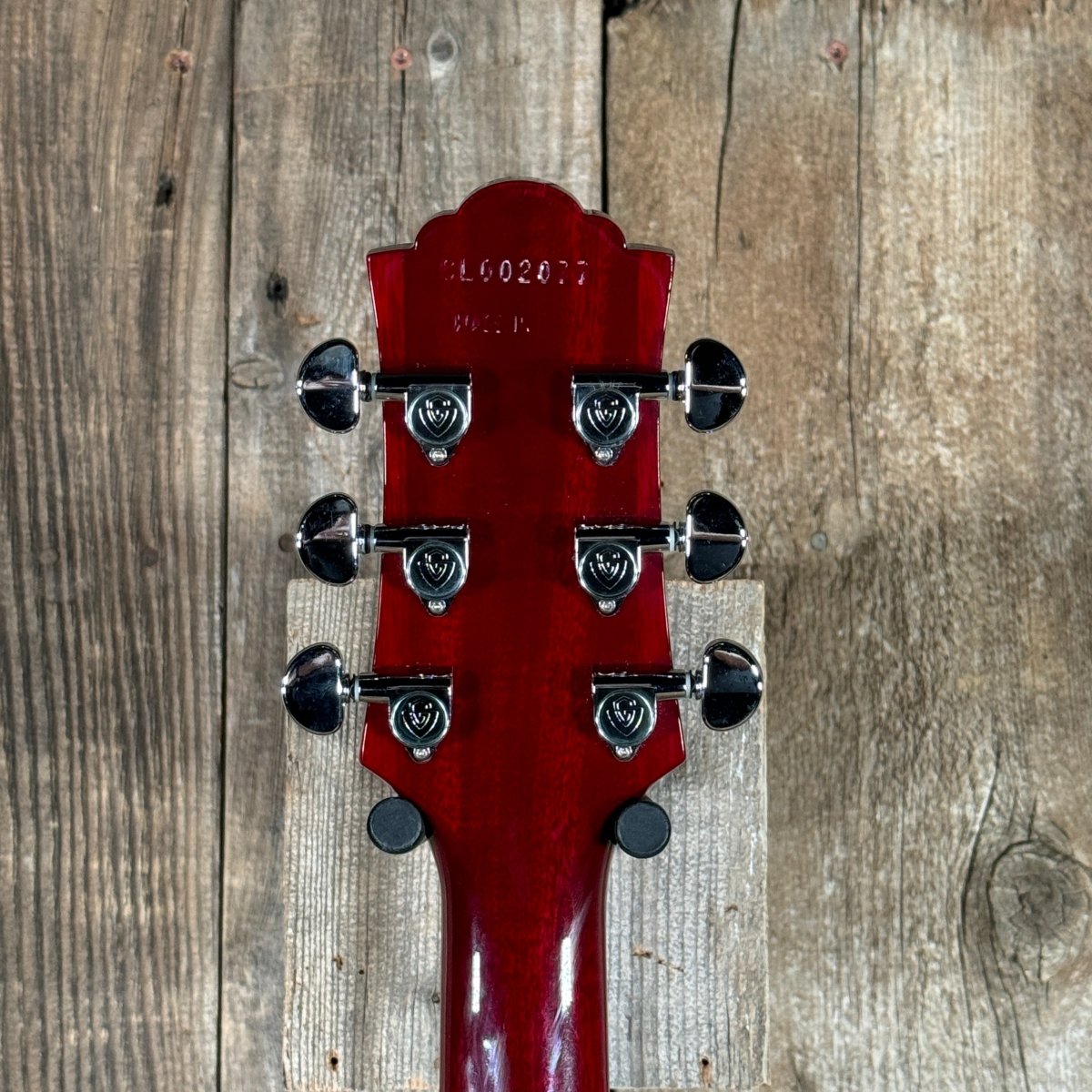 SOLD - Guild Bluesbird P - 90 Blues 90 2000 Cherry - Mahar's Vintage Guitars
