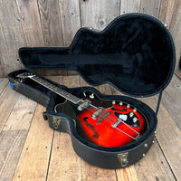 SOLD - Harmony H - 66 Vibra Jet 1963 Red Burst - Mahar's Vintage Guitars
