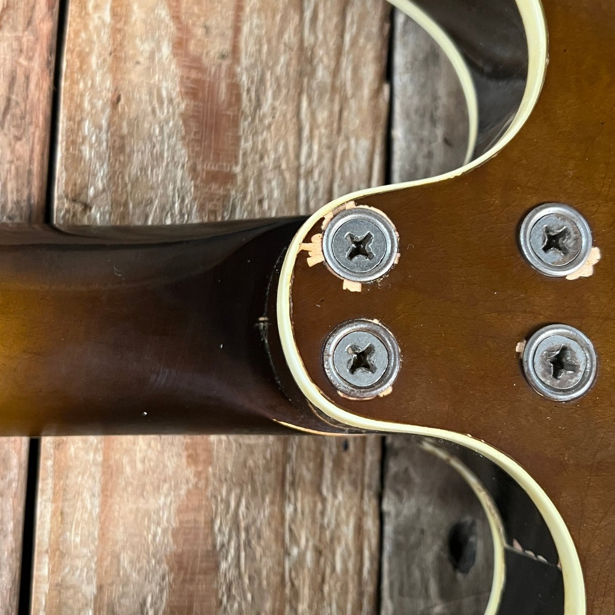 SOLD - Harmony H - 75 1960 through 1963 Honey Burst - Mahar's Vintage Guitars