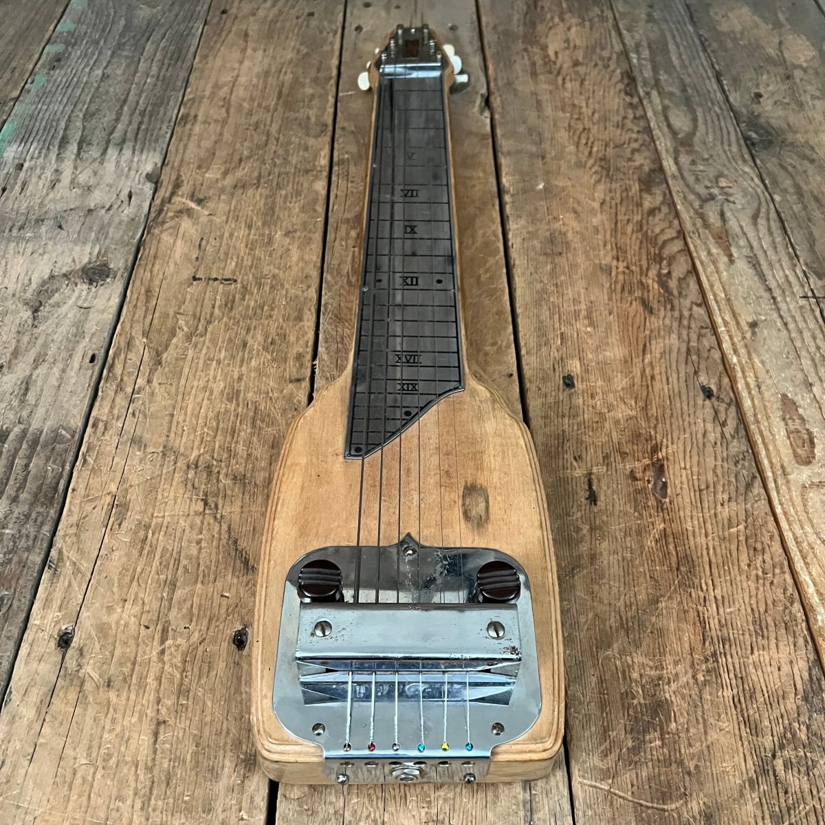 SOLD - K and F Electric Stringed Instruments & Amplifiers Lap Steel 1946 K&F Kauffman & Fender - Mahar's Vintage Guitars