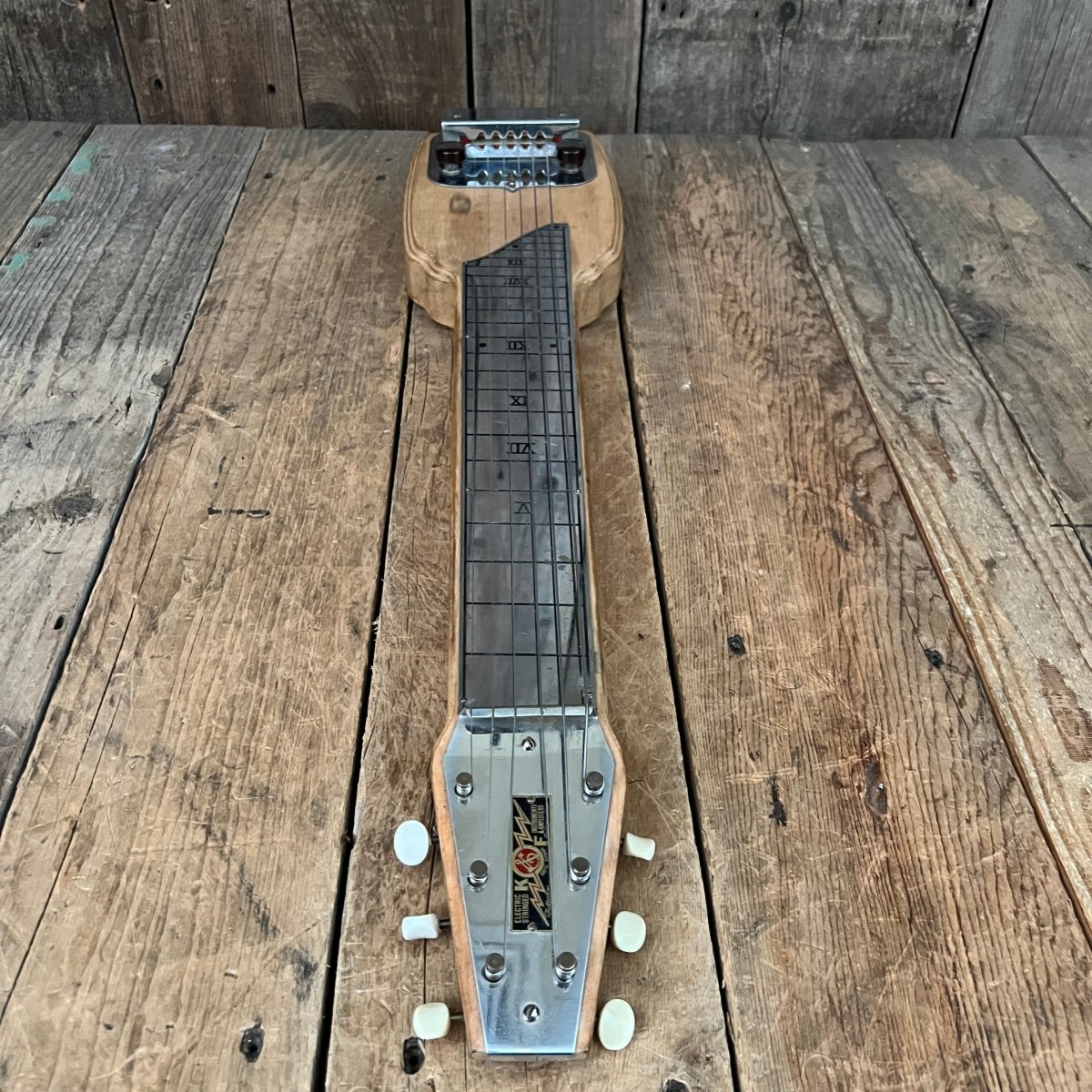 SOLD - K and F Electric Stringed Instruments & Amplifiers Lap Steel 1946 K&F Kauffman & Fender - Mahar's Vintage Guitars