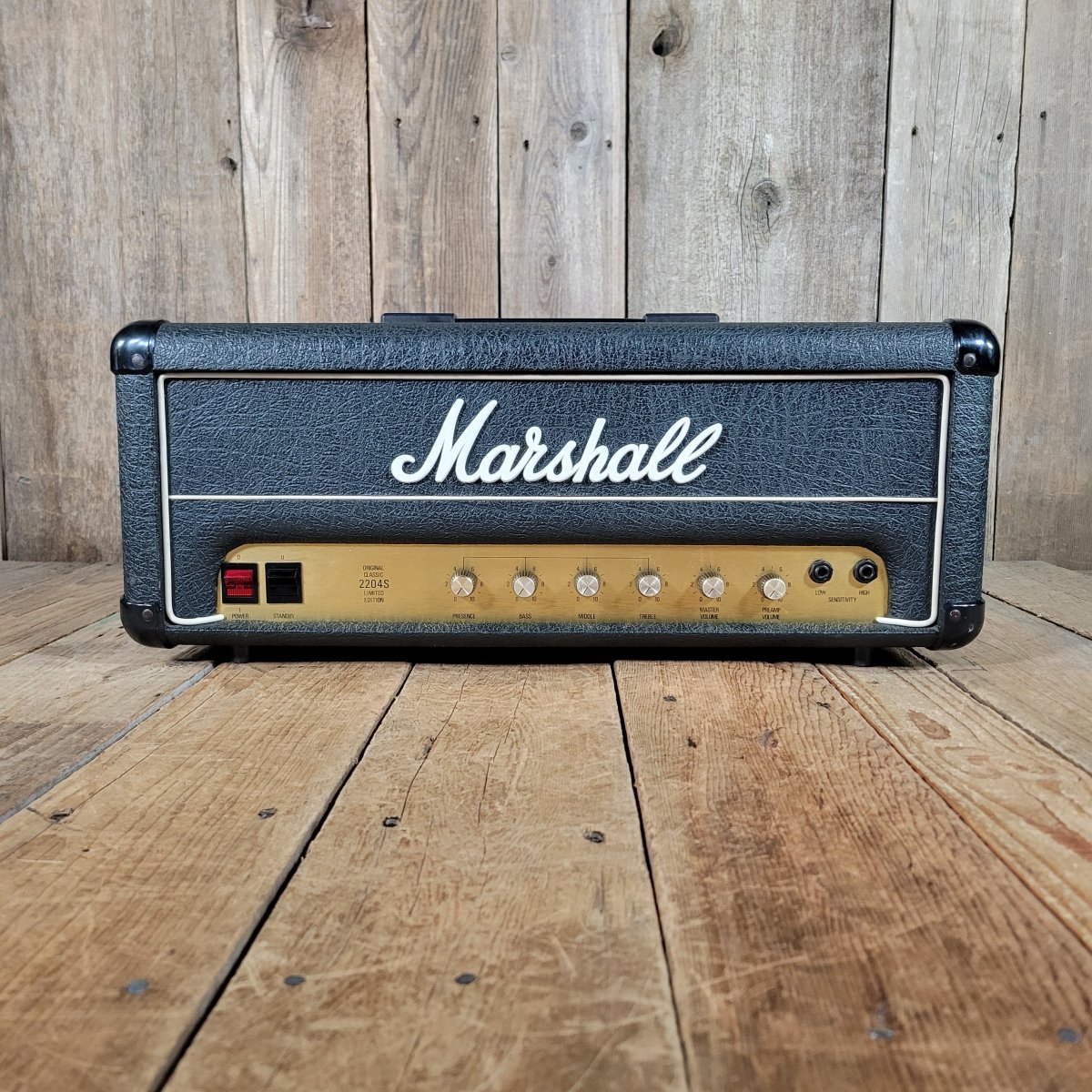 SOLD - Marshall 2204S Limited Edition 50 Watt Head 1986 - Mahar's Vintage Guitars