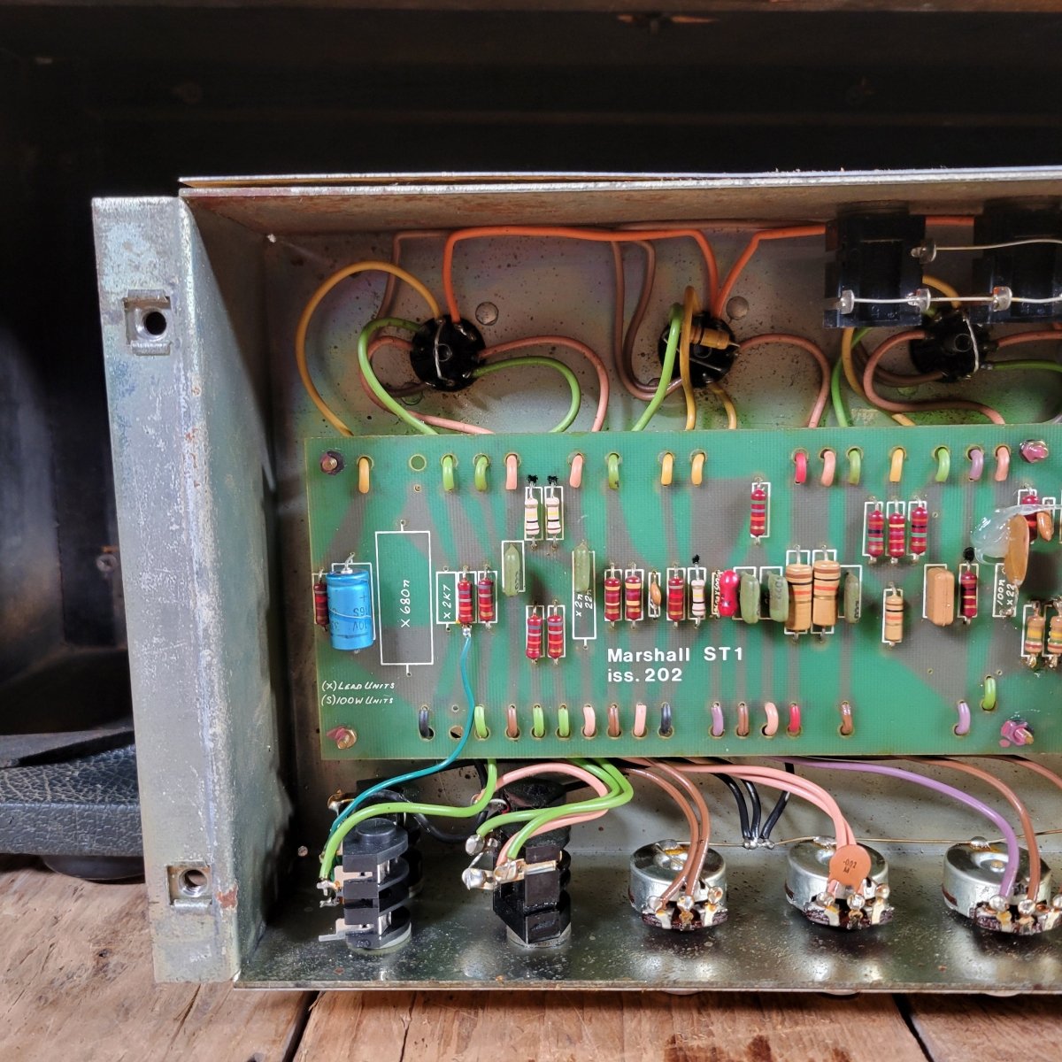 SOLD - Marshall JMP MK II Model 2100 50 Watt 6550 Loaded Head 1976 - Mahar's Vintage Guitars